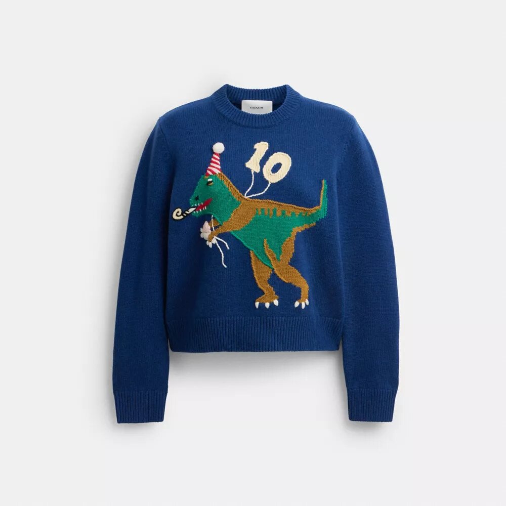 Bluza crewneck z okrągłym dekoltem z okazji 10. urodzin Rexy'ego