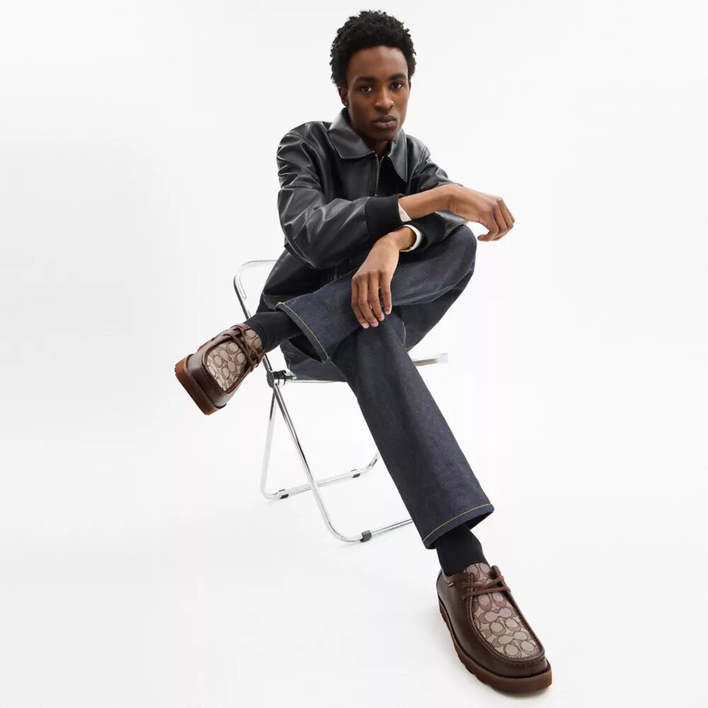 Buty typu chukka z Signature Canvas