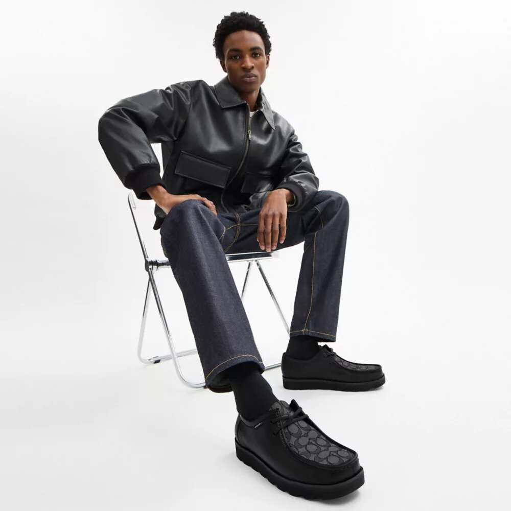 Buty typu chukka z Signature Canvas