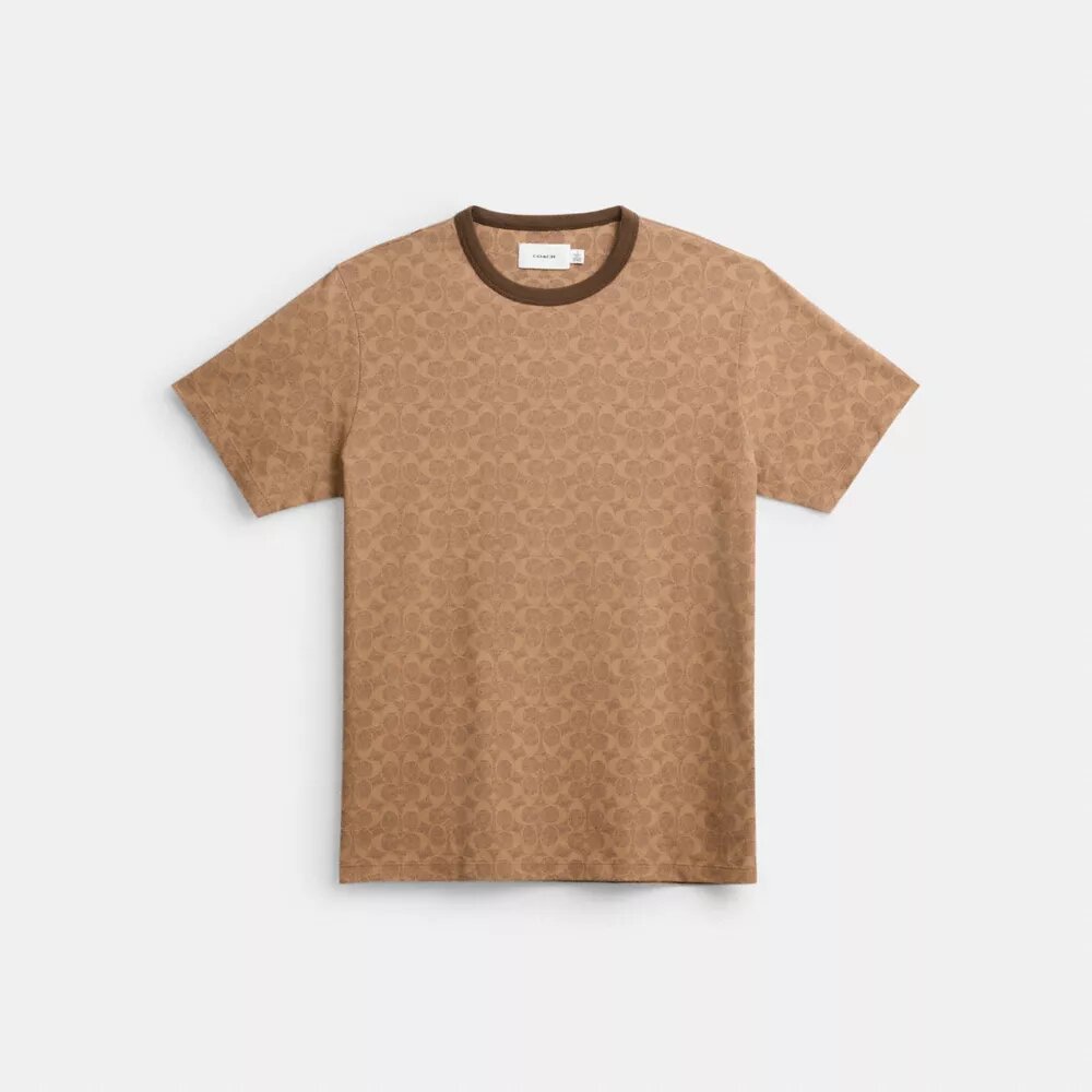 T-shirt Signature z bawełny organicznej