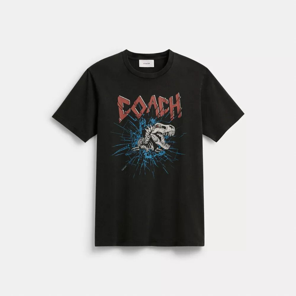 Charakterystyczny T-shirt Skeleton Rexy