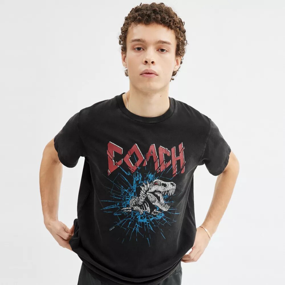 Charakterystyczny T-shirt Skeleton Rexy