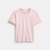 Charakterystyczny T-shirt z ściągaczem z bawełny organicznej