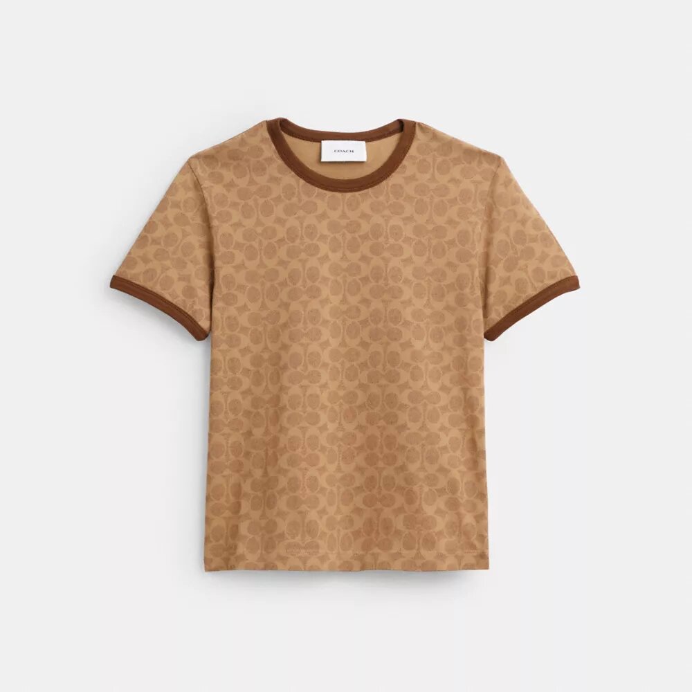 Charakterystyczny T-shirt z ściągaczem z bawełny organicznej