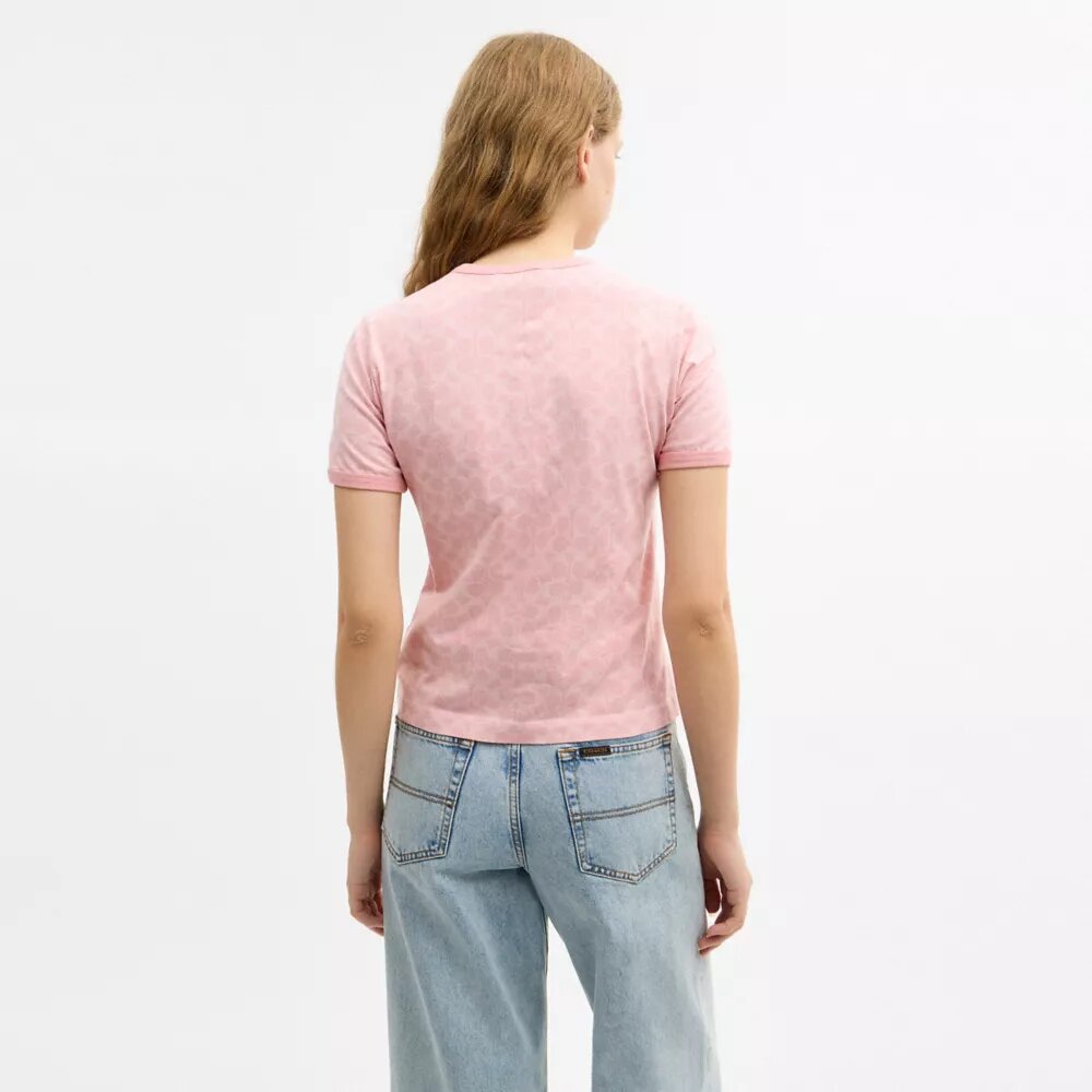 Charakterystyczny T-shirt z ściągaczem z bawełny organicznej