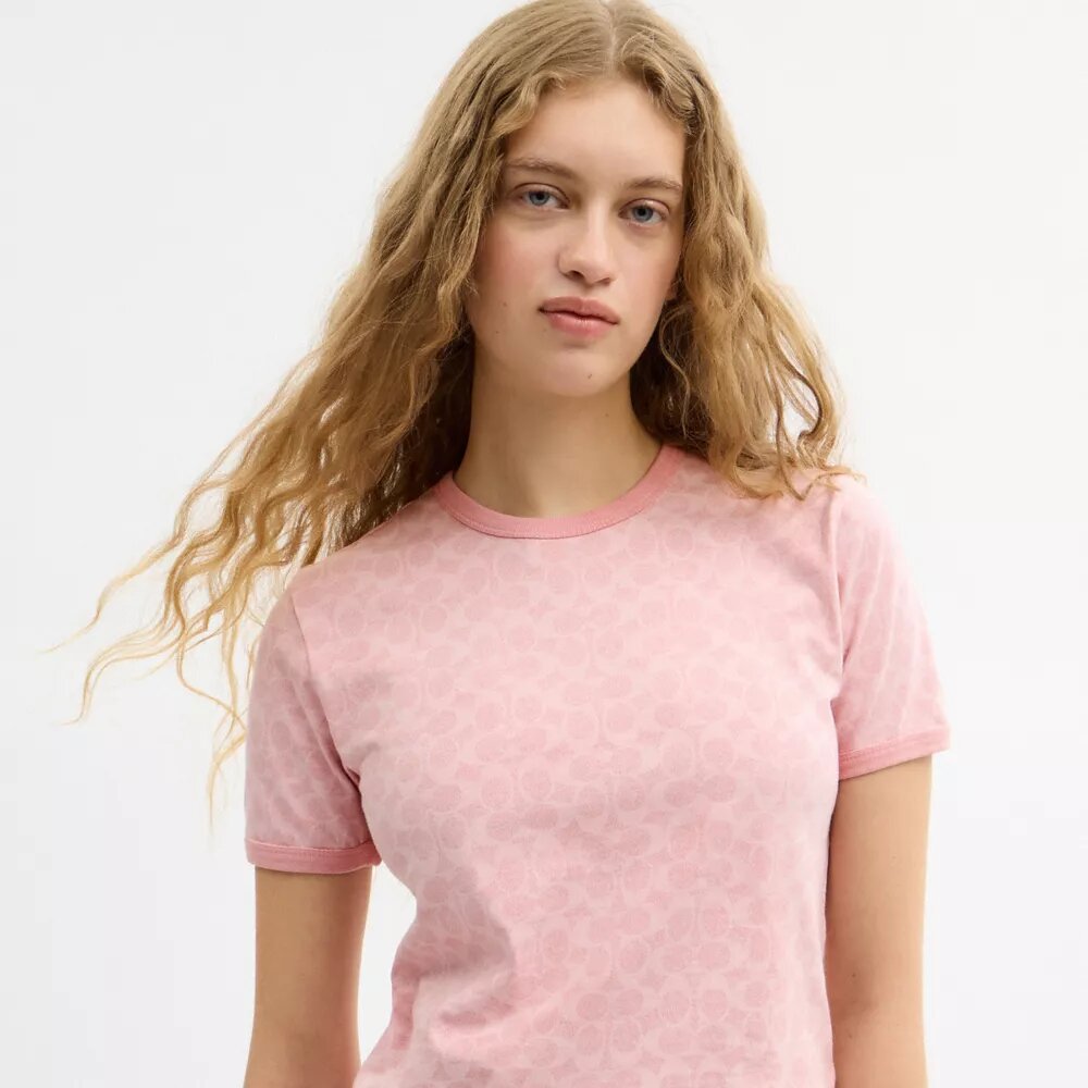 Charakterystyczny T-shirt z ściągaczem z bawełny organicznej