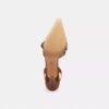 Czółenka bez pięty Margot z paskiem z tyłu w charakterystycznym żakardowym wzorze Crystal