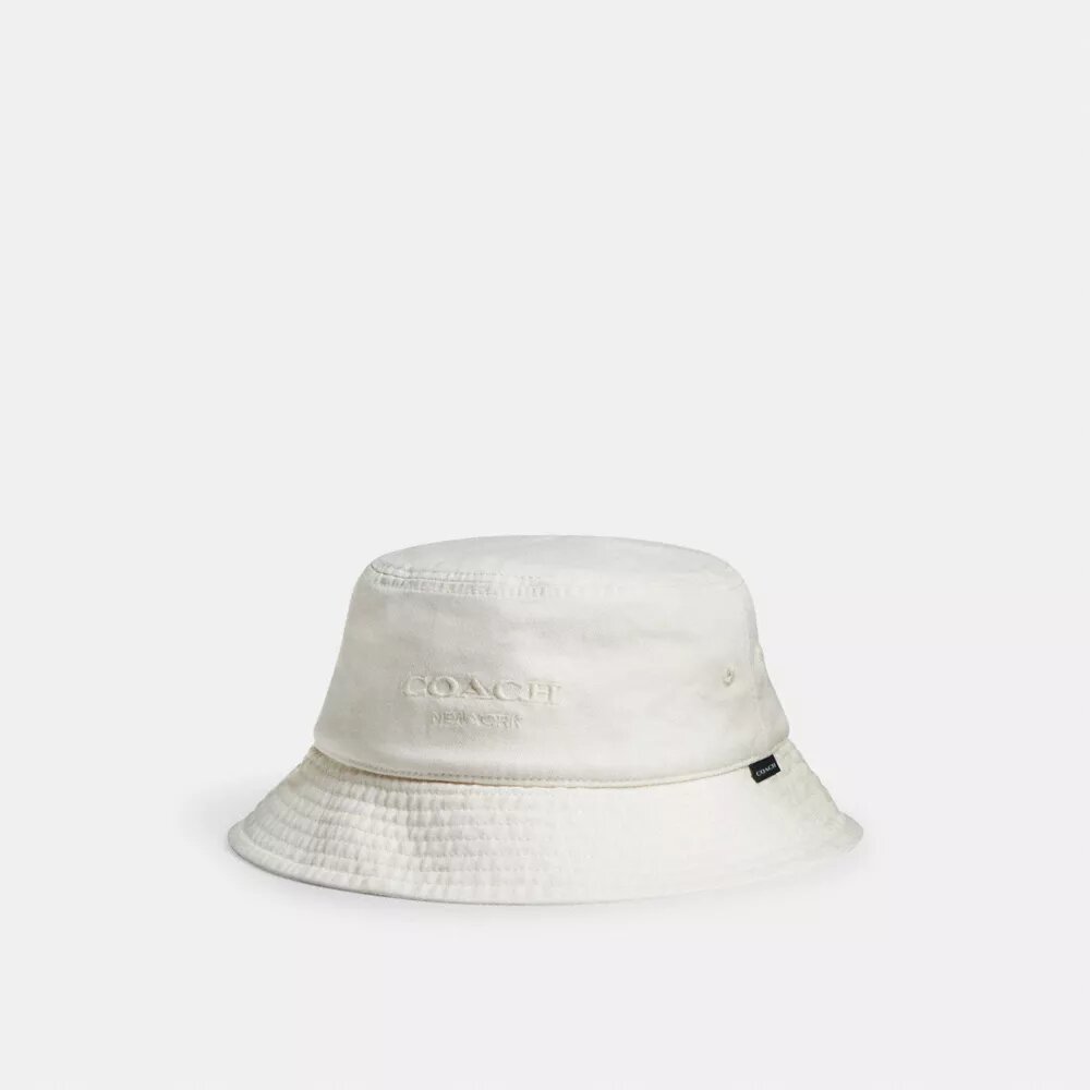 Denimowa czapka typu bucket