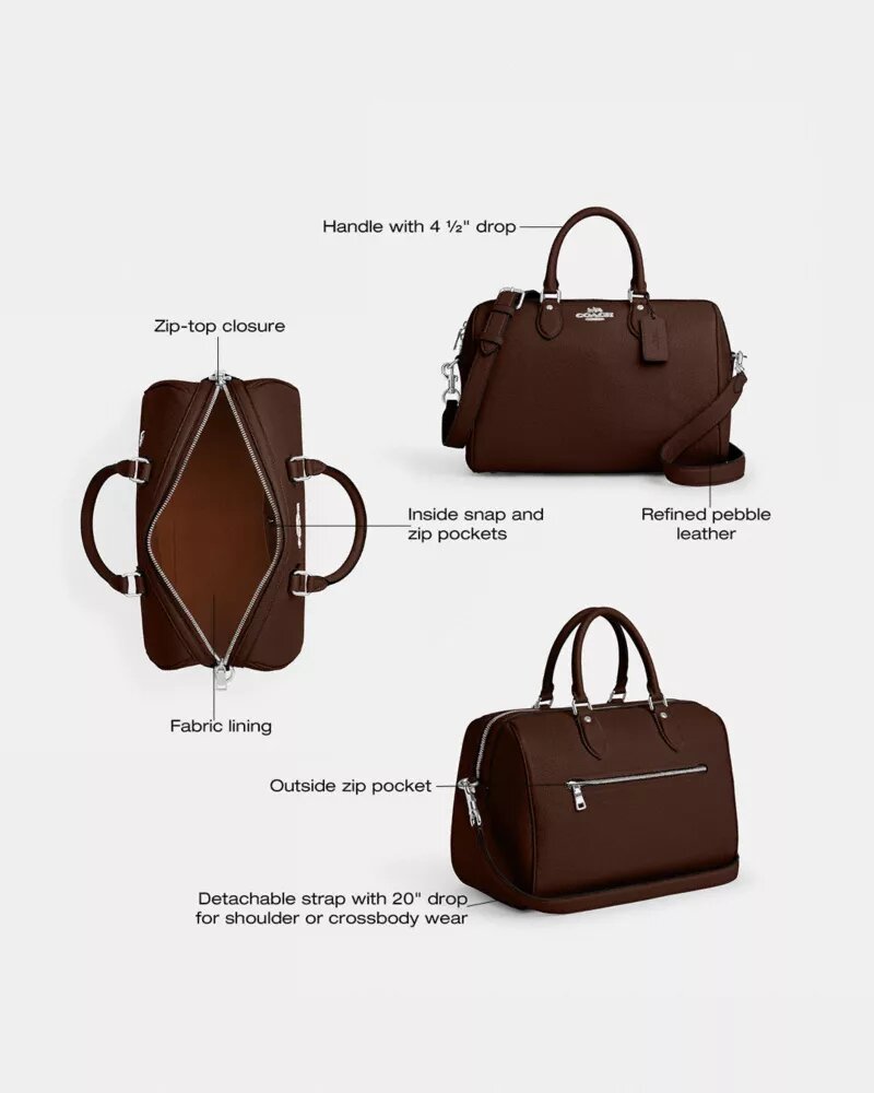 Duża torba typu satchel Rowan