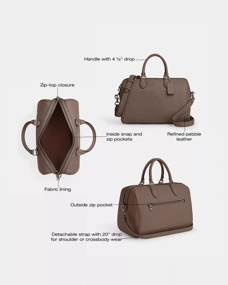 Duża torba typu satchel Rowan