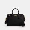 Duża torba typu satchel Rowan z charakterystycznej skóry