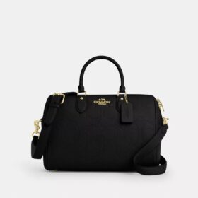 Duża torba typu satchel Rowan z charakterystycznej skóry