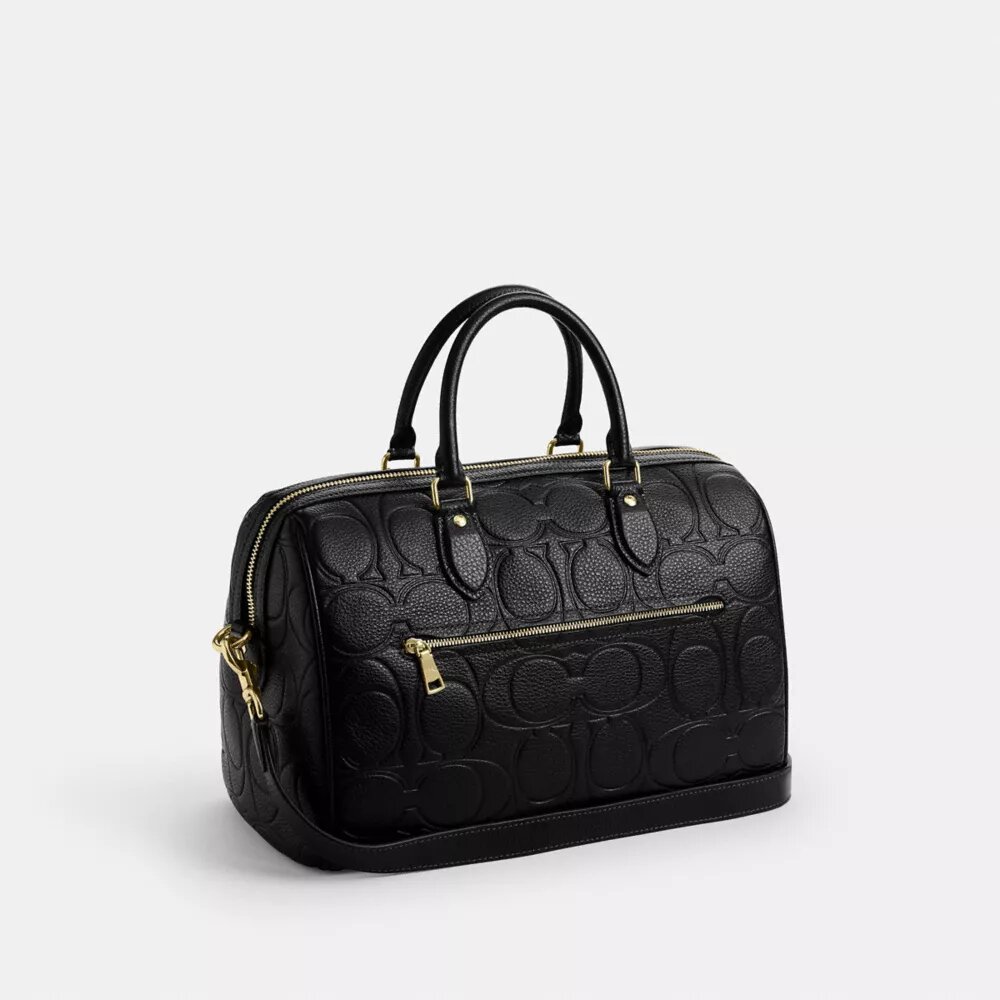 Duża torba typu satchel Rowan z charakterystycznej skóry