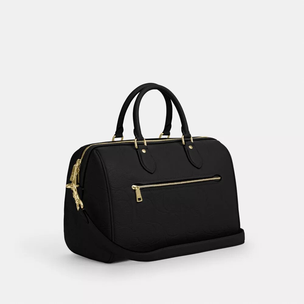 Duża torba typu satchel Rowan z charakterystycznej skóry