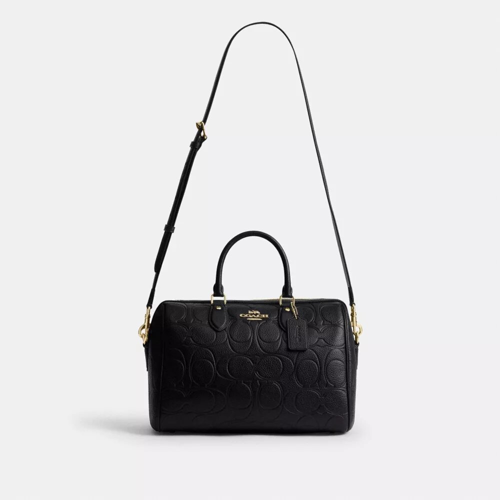Duża torba typu satchel Rowan z charakterystycznej skóry