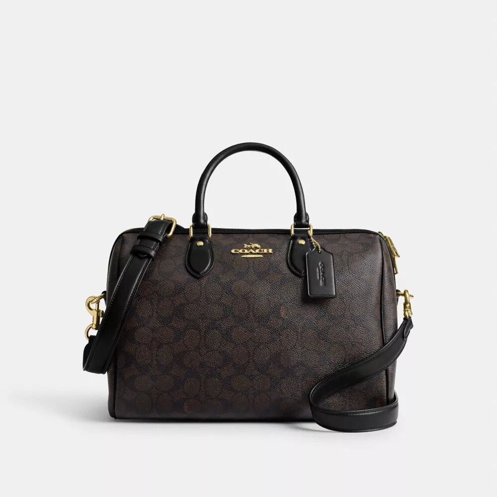 Duża torba typu satchel Rowan z Signature Canvas