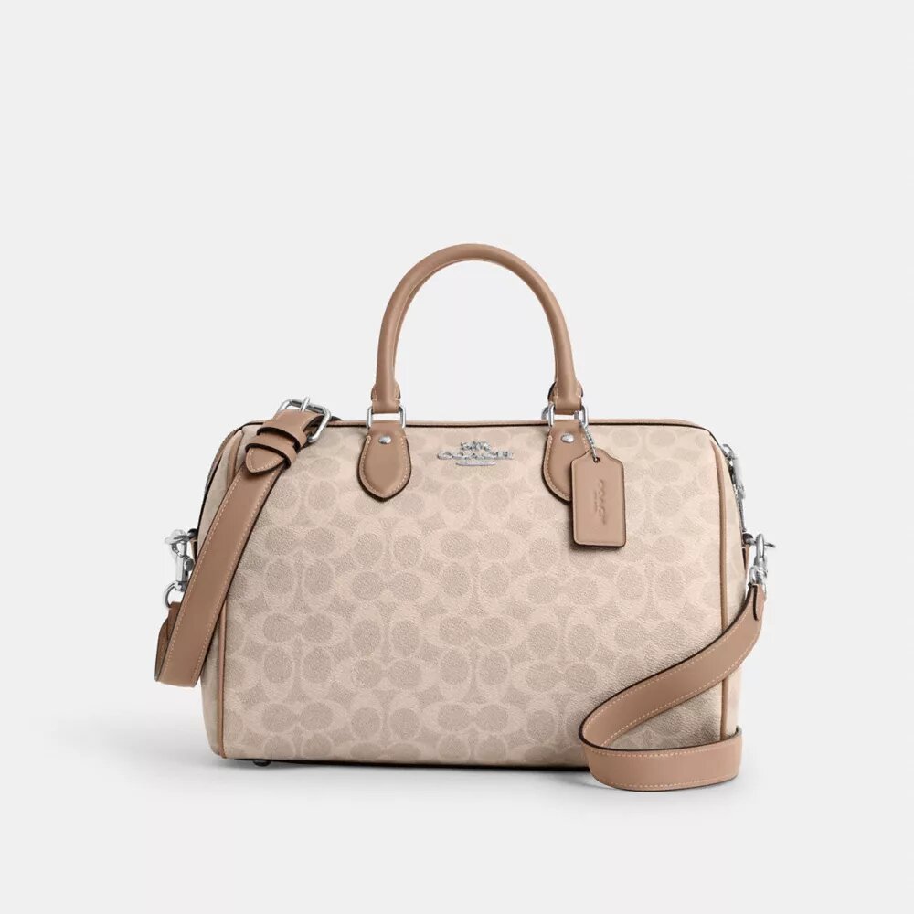 Duża torba typu satchel Rowan z Signature Canvas