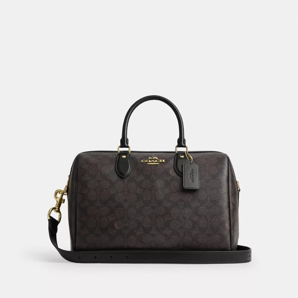 Duża torba typu satchel Rowan z Signature Canvas