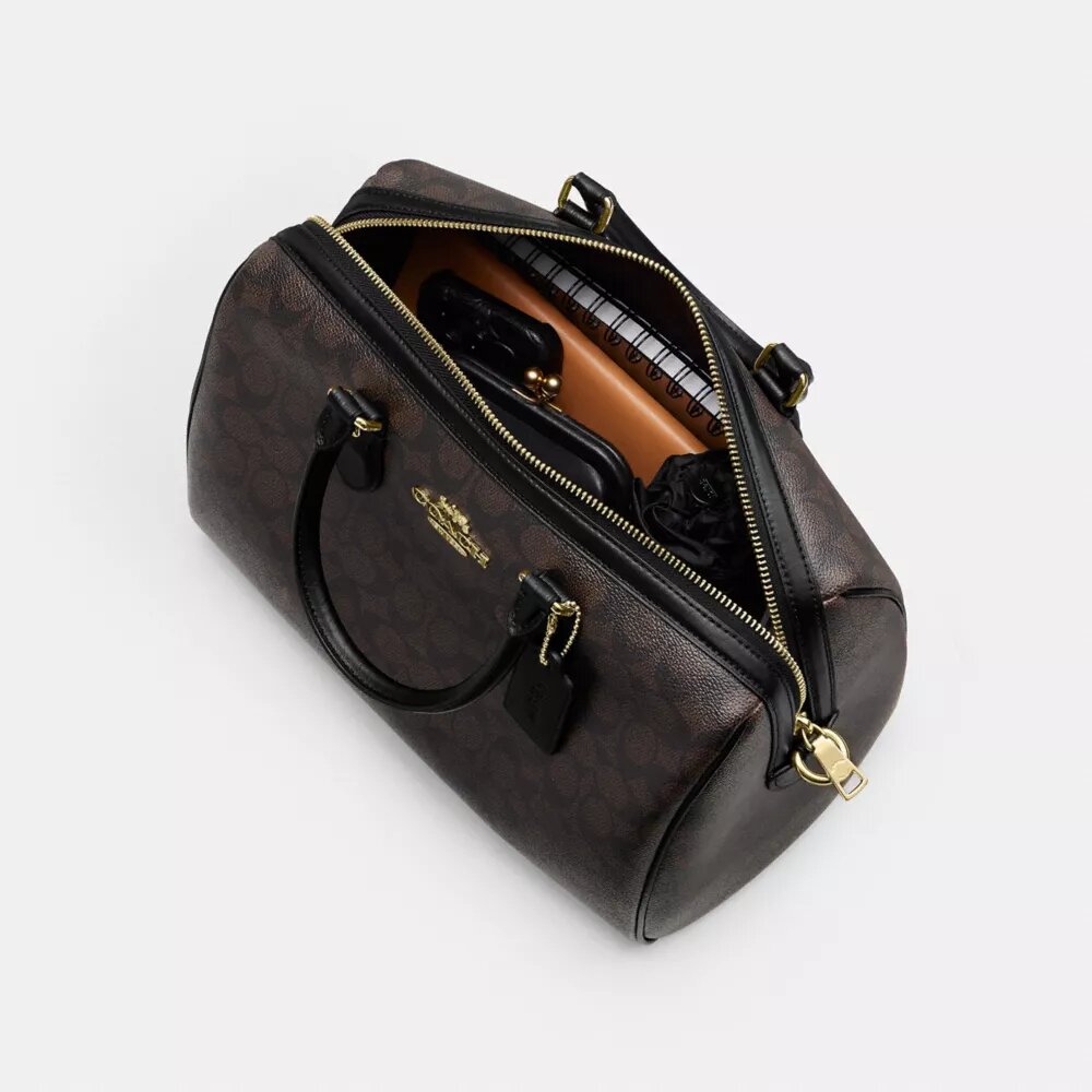 Duża torba typu satchel Rowan z Signature Canvas