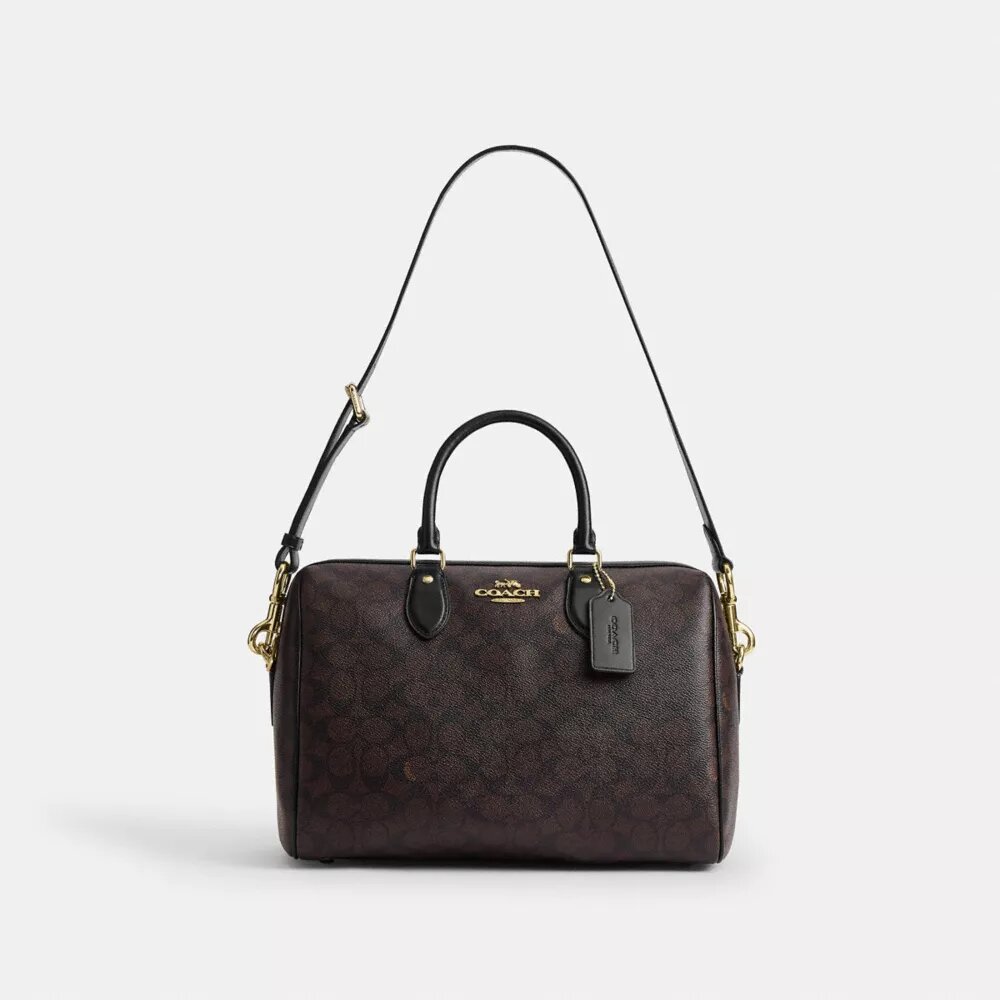 Duża torba typu satchel Rowan z Signature Canvas