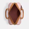 Duża torba typu satchel Rowan z Signature Canvas z zawieszkami