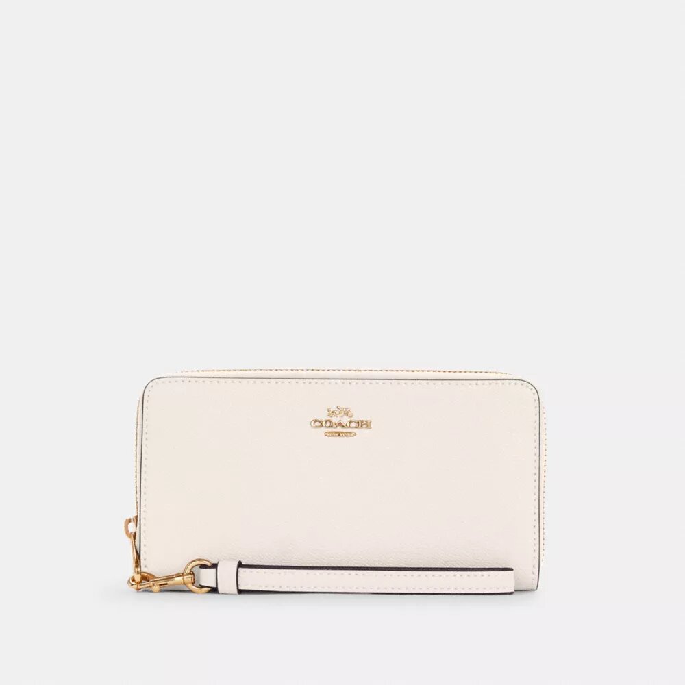 Długi portfel z zamkiem na całym obwodzie