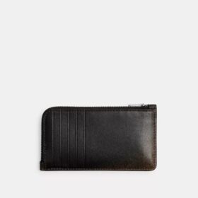 Etui na karty „New York Zip” z postarzanej skóry