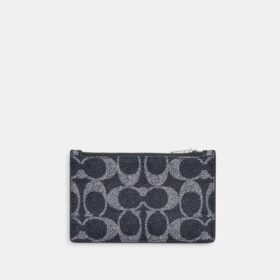 Etui na karty z zamkiem błyskawicznym z Signature Canvas