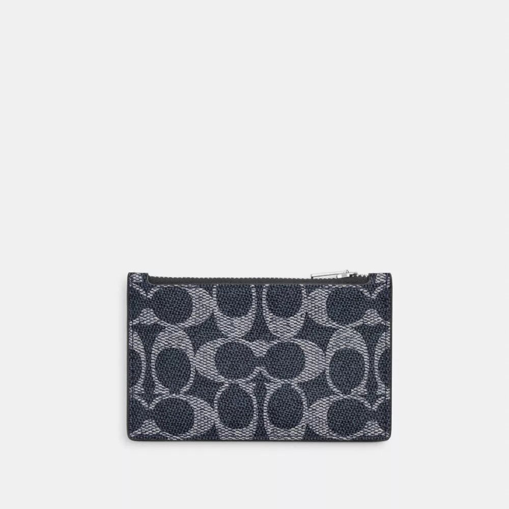 Etui na karty z zamkiem błyskawicznym z Signature Canvas