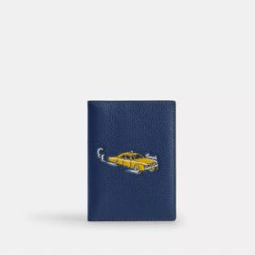 Etui na paszport z nadrukiem samochodowym