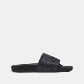 Klapki basenowe Signature Canvas