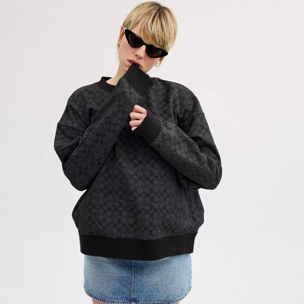 Klasyczna bluza crewneck