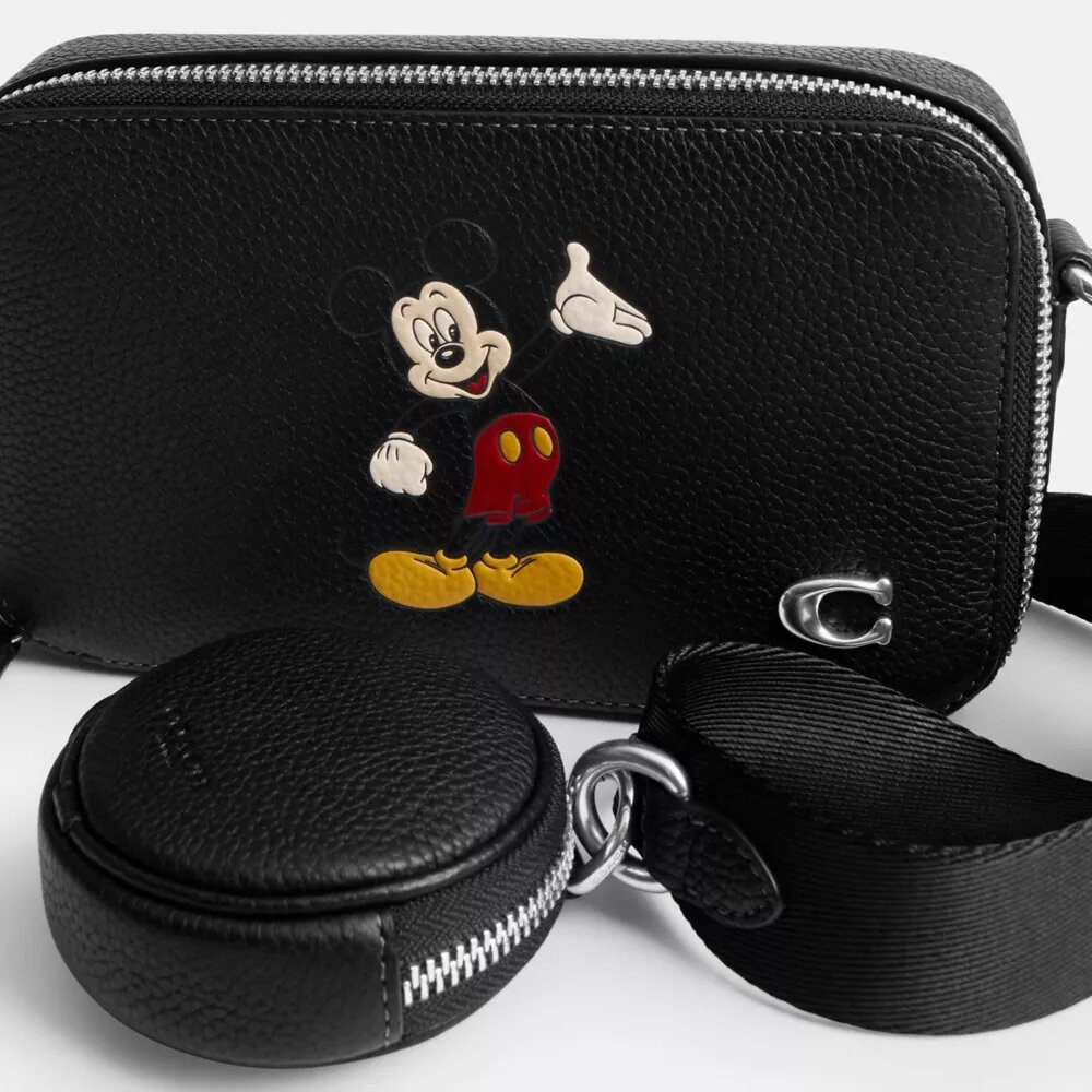 Listonoszka Disney X Coach Charter Slim z Myszką Miki