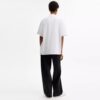 Luźny T-shirt z motywem precla z bawełny organicznej
