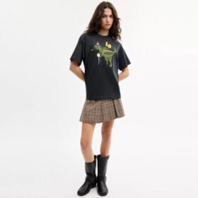 Luźny T-shirt z okazji 10. urodzin Rexy’ego, wykonany z bawełny organicznej