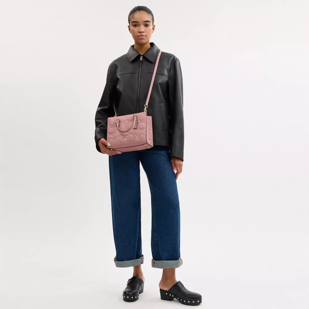 Mała torba Shopper „Maggie” z charakterystycznej skóry