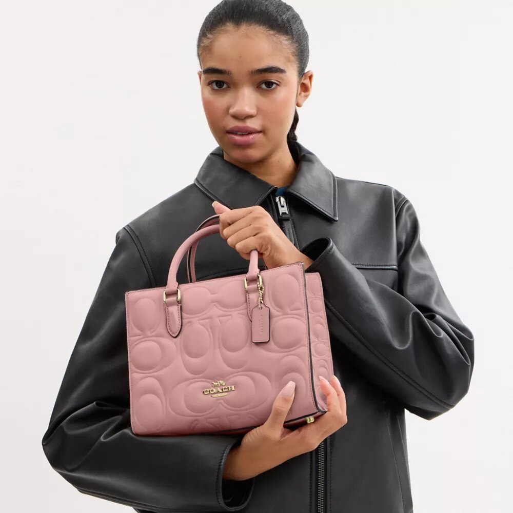 Mała torba Shopper „Maggie” z charakterystycznej skóry