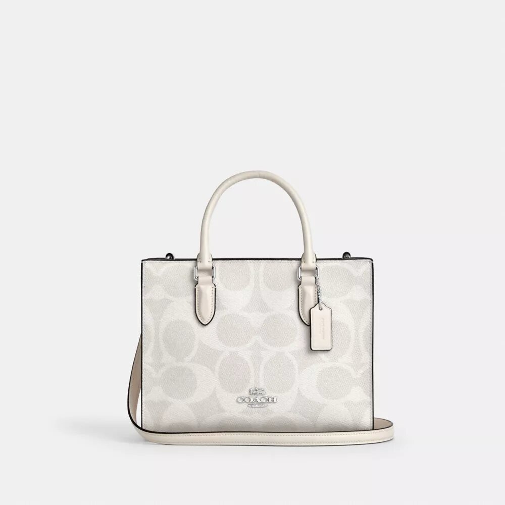 Mała torba Shopper „Maggie” z Signature Canvas