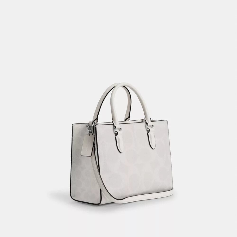 Mała torba Shopper „Maggie” z Signature Canvas