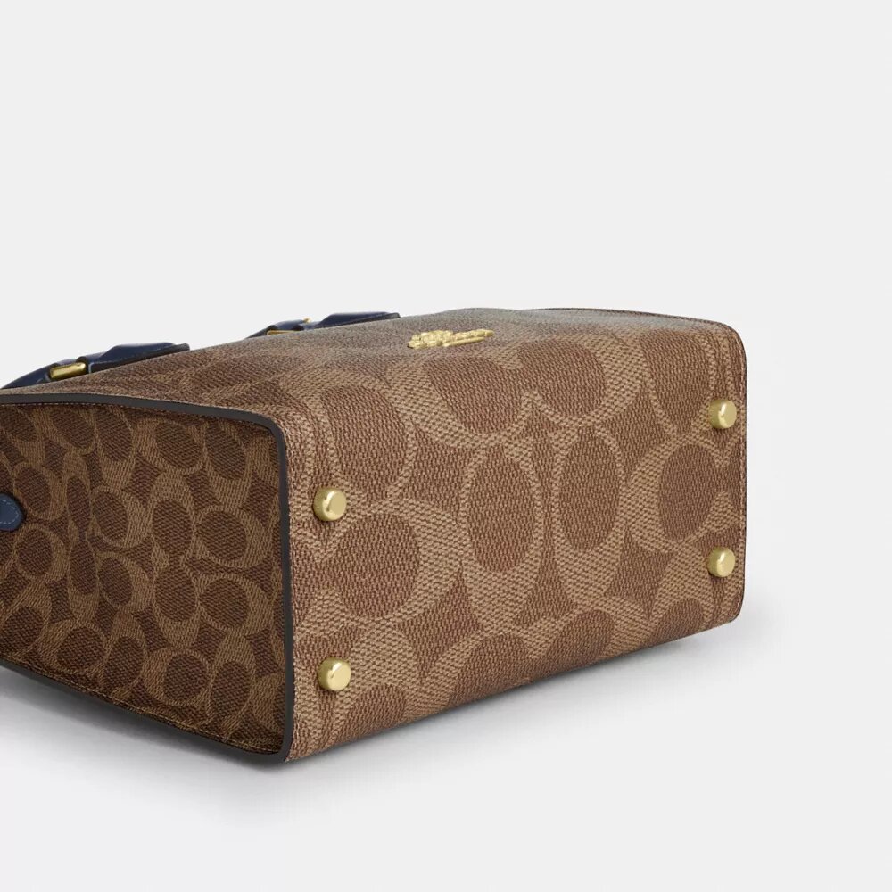 Mała torba Shopper „Maggie” z Signature Canvas