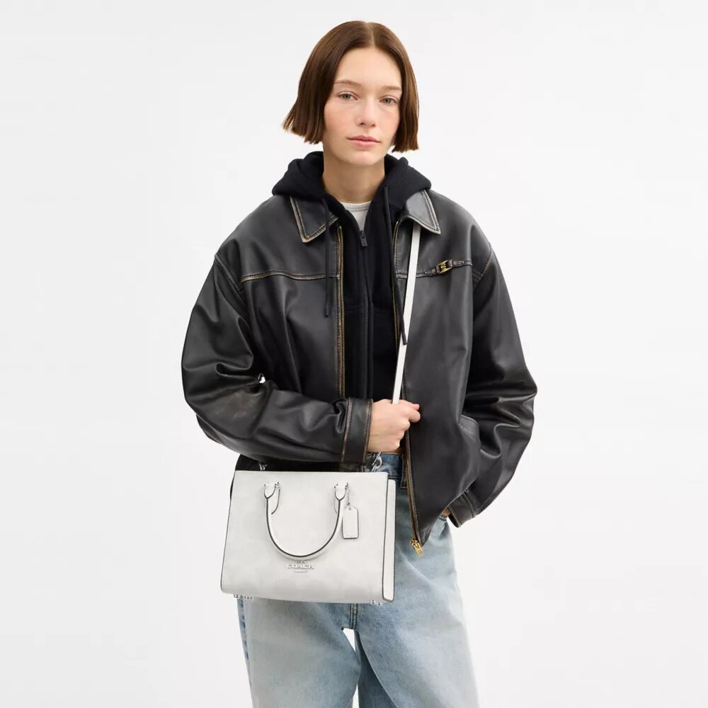 Mała torba Shopper „Maggie” z Signature Canvas