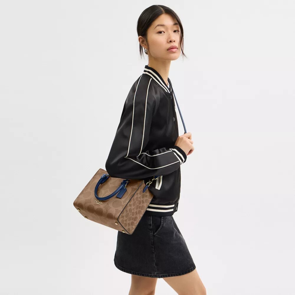 Mała torba Shopper „Maggie” z Signature Canvas