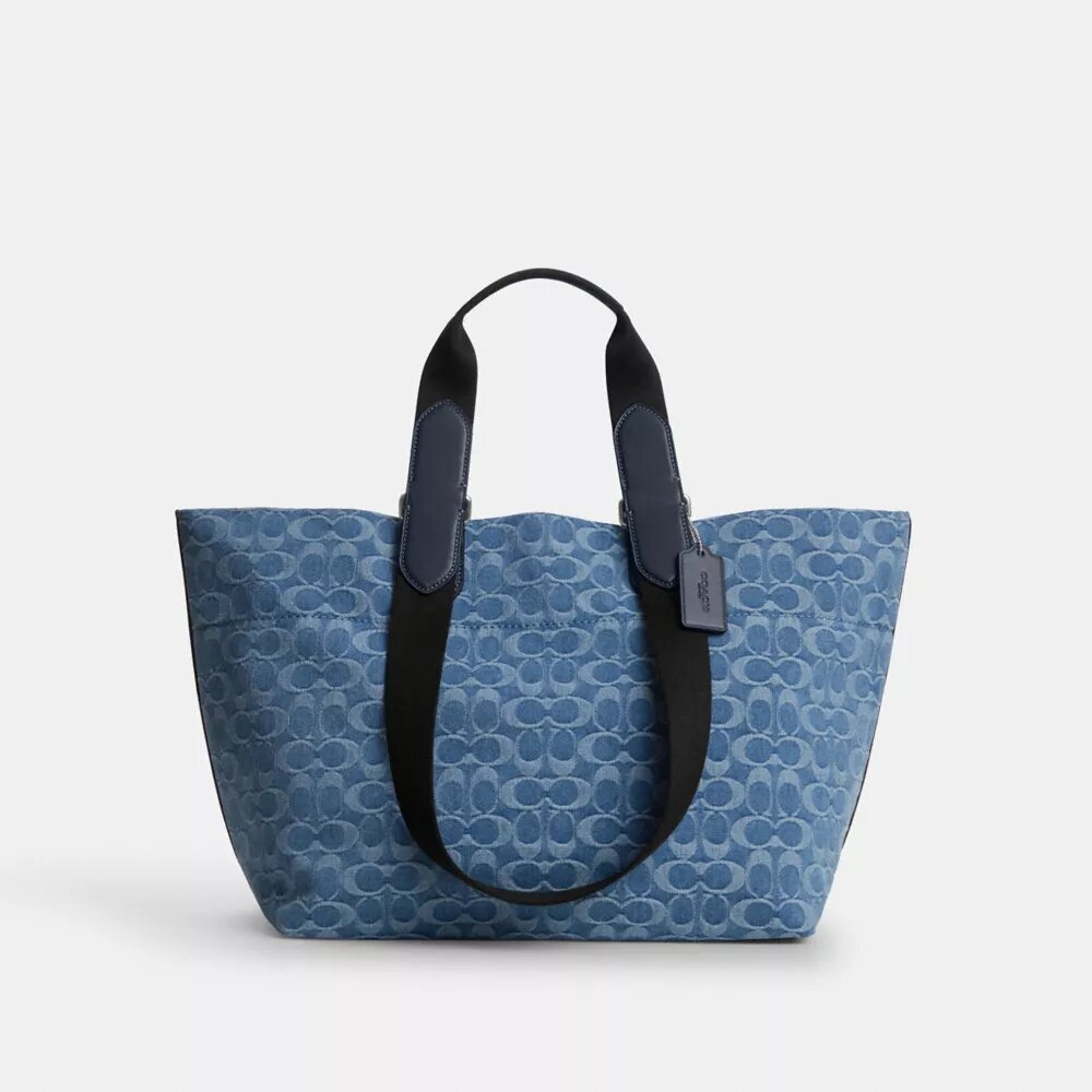 Mała torba Shopper z charakterystycznego dżinsu