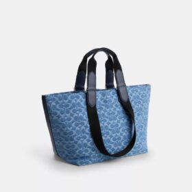 Mała torba Shopper z charakterystycznego dżinsu