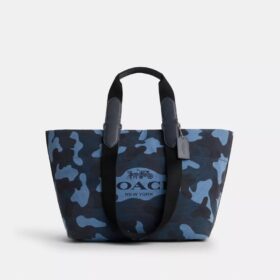 Mała torba Shopper z nadrukiem w kamuflażu