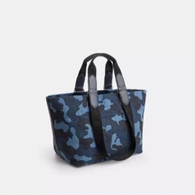 Mała torba Shopper z nadrukiem w kamuflażu