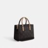 Mała torba typu Shopper „Maggie” z charakterystycznego Signature Canvas w blokowe wzory