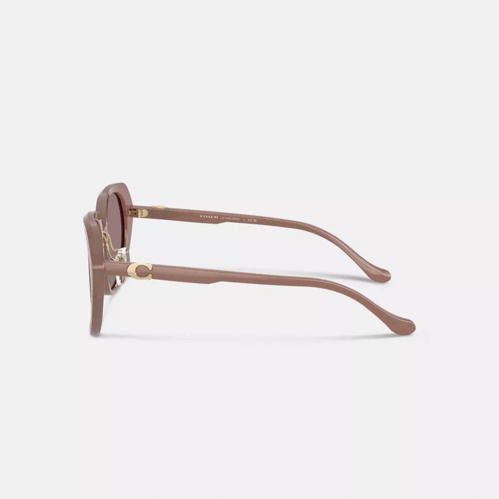 Maxi Sculpted C – oversize’owe okrągłe okulary przeciwsłoneczne