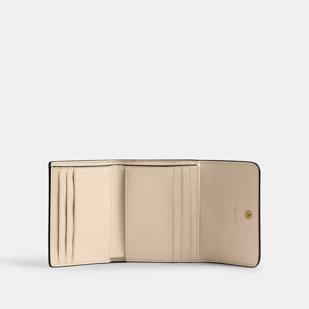 Mały portfel Mila z klapką w stylu colorblock