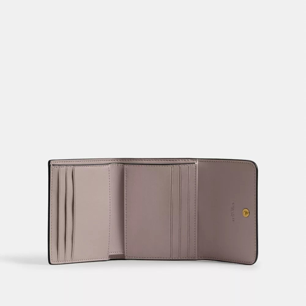 Mały portfel Mila z klapką w stylu colorblock